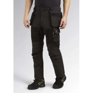 DIADORA UTILITY-702,178757-75135/L Pantalones elásticos de nylon-rendimiento de poliéster gris asfalto-PANTALÓN DE TRABAJO EAN 8032521942547 - Product Image 2