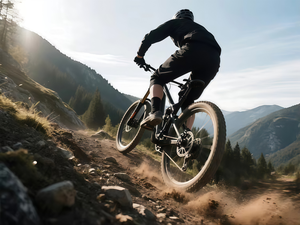 CYCTRAC EM6 Full Suspension Mountain Bike 500W Mid Drive 12 Speed M6100 Lithium <b>Battery</b> Aluminum Frame EM6 (3rd) (M6100/12S+M430 - Product Image 4