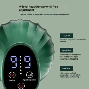 Appareil de massage électrique Gua Sha et ventouses avec compresse chaude pour débloquer les méridiens, tout-en-un, usage domestique BR-G536 - Product Image 4