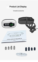 IP67 Wasserdichtes Anti-Bell-Halsband für Hunde mit Intelligenter Vibrationserkennung & Harmlosem Schock, Wiederaufladbares Hundehalsband mit Bellstopp-Funktion