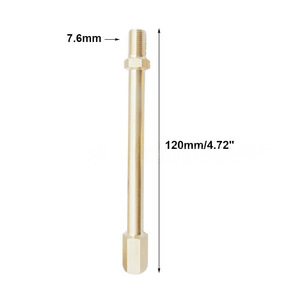 Copper <b>Tire</b> <b>Valve</b> <b>Extension</b> Rod 8V1 External Thread Tubeless <b>Valve</b> For Bicycle Electric Unicycle Car Replacement Repair - Product Image 2