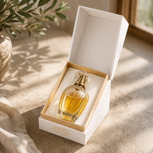 Botella de Perfume de Lujo Elegante con Pulverizador de Niebla Fina Dorada, Tapa Transparente con Diamantes, 50ml 100ml - Product Image 5