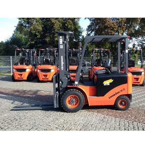 מלגזה חשמלית קומפקטית LG25B 2.5 טון, גובה הרמה 3000 מ\\\"מ, לעבודות במעבר צר, מלגזת מחסן, טלסקופית - Product Image 3