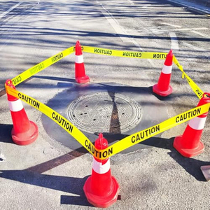 Yolite Maker <span class=keywords><strong>Cinta</strong></span> de seguridad de barrera subterránea detectable personalizada Línea de gas Precaución Embalaje enterrado en caja de Pvc - Product Image 5