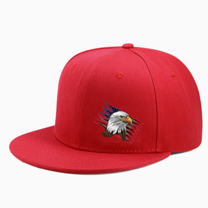 Premium Quality USA Bald Eagle Baseball Cap Custom Embroidery Snapback Hat for Wholesale - Product Image 3