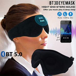 Sleep Headphones Mask with Headphones 3D Sleep Eye Mask for Men & Women for Side Sleepers Travel Insomnia Relaxation Meditation - Product Image 3