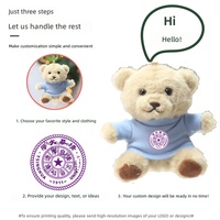 OEM ODM Peluche Ourson Mignon 12cm en Polyester avec Logo Personnalisé, Cadeau d'Entreprise pour Enfants