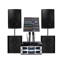 Système de sonorisation professionnel pour scène extérieure, ensemble complet avec enceintes line array haute puissance modèle F15F18, fréquence 50Hz-18kHz