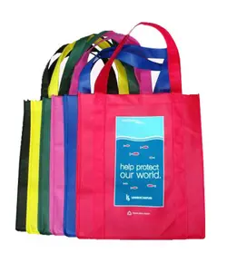 Hot Selling Biodegradable Polypropylene Plain Non Woven Tote Bag Eco Non-Woven Shopping Bag Tote Non Woven Bag By Sewing