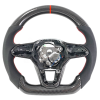 Volant de voiture en fibre de carbone pour Volkswagen, compatible avec Volkswagen Golf MK3 MK4 MK5 MK6 MK7 MK8 Passat B6 B7 R