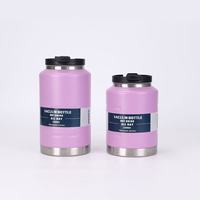 Botol minum vakum stainless steel berkapasitas besar Ton-Ton Pot, dapat dikustomisasi, insulasi 6-12 jam, dengan sedotan, untuk kegiatan luar ruangan
