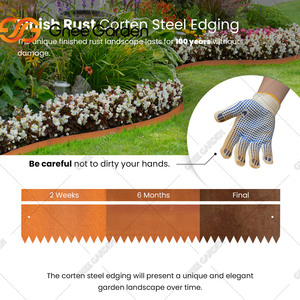 รั้วขอบสนามหญ้าปรับได้-เหมาะสำหรับเตียงดอกไม้โค้ง - Product Image 5