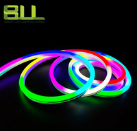 Tubo de Neón RGB 1225, 12V 24V, IP67, Impermeable, Luz de Neón Flexible LED para Exteriores