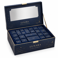 Calendario dell'Avvento Personalizzato per Cosmetici, 24 Giorni, Confezione Regalo per Makeup e Skincare, Fornitura OEM di Lusso