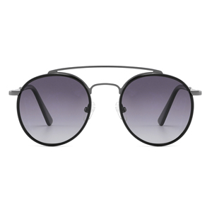 Gafas de sol redondas con montura completa, lentes verdes, protección UV400, estilo retro unisex para adultos - Product Image 6