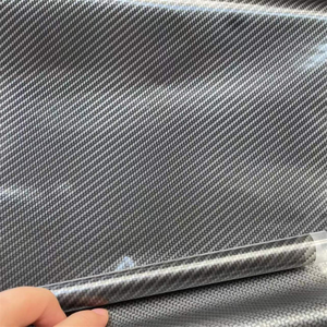 <span class=keywords><strong>Film</strong></span> de transfert hydrographique pour modification de véhicules DIY, autocollant décoratif en fibre de carbone noire pour hydrographie - Product Image 5