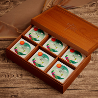 Usine vente en gros de luxe Mooncake magnétique cadeau solide boîte en carton emballage chocolat macaron boîte