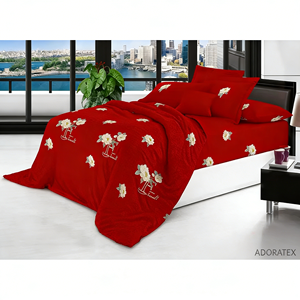 Vente flash Ensemble de literie 100% polyester Trois pièces <span class=keywords><strong>Un</strong></span> drap de lit <span class=keywords><strong>Deux</strong></span> taies d'oreiller Ensemble de literie en tissu durable Utilisation quotidienne - Product Image 1