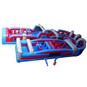 U Turn - Parque Infantil Inflable con Obstáculos, Tobogán Inflable, Circuito de Obstáculos Inflable - Product Image 1
