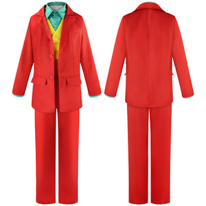 Costume de Joker, ensemble de tenue de cosplay, costume rouge, clown Jack, taille adulte, été 2023, jeu d'anime, jeu de rôle - Product Image 4