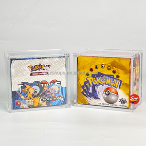 Boîte <span class=keywords><strong>de</strong></span> boosters <span class=keywords><strong>Pokémon</strong></span> SHP 1999 <span class=keywords><strong>Base</strong></span> <span class=keywords><strong>Set</strong></span> 1ère édition, boîte <span class=keywords><strong>de</strong></span> boosters <span class=keywords><strong>Pokémon</strong></span> TCG, étui magnétique en acrylique, boîte <span class=keywords><strong>de</strong></span> boosters <span class=keywords><strong>Pokémon</strong></span> UV - Product Image 2