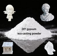 Poudre de plâtre blanc pur à 97 %, sans rétrécissement, pour peinture, gypse haute résistance, poudre de moulage en gypse, usage industriel et de construction