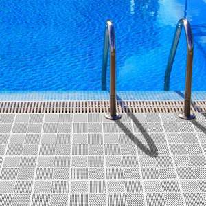 Baño ahuecado antideslizante PVC empalmado ingeniería piso Mat - Product Image 3