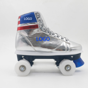 Junran scarpe pattini a rotelle nuovo modello trionfa in oro scarpe firmate da Skate rotolanti alte <span class=keywords><strong>argento</strong></span> - Product Image 5