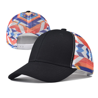 Casquette de pare-soleil à bord incurvé avec logo personnalisé casquette de chauffeur de camion en maille pour adulte casquette de baseball à carreaux en langue de canard à 6 panneaux