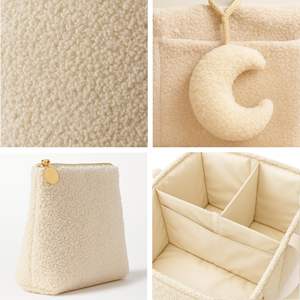 Tas Tote Organizer popok poliester dengan liontin bulan & meja berubah portabel Teddy | Tahan air hadiah mandi bayi - Product Image 5