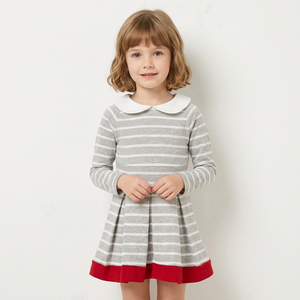 ODM Robes pour enfants en coton et polyester avec col claudine - Product Image 1