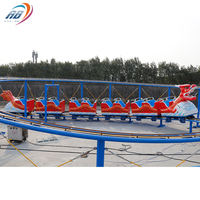 Manèges de parc d'attractions pour enfants et adultes, équipement de terrain de jeux extérieur, petit train sur rail, montagnes russes Dragon Glissant à vendre