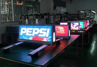 Pantalla LED de 5 mm P5 para Taxi / Pantalla LED para Techo de Taxi / Pantalla LED P5 para Techo de Coche Video Wall para Publicidad