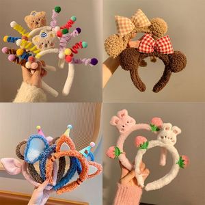 Cute Cartoon Special Facial Headband for Women New Plush Hair Tie Perfect <b>Photo</b> Booth Props Wholesale Gift - Product Image 4