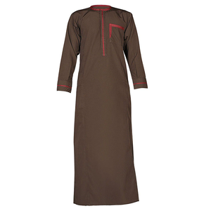 Traditional Muslim Men Thobe Elegant Arabic Robe <b>Long</b> Sleeve Jubba Breathable Fabric OEM ODM Bulk Manufacturing Service - Product Image 5
