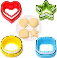 Accessoires de cuisson Mini emporte-pièce cœur ours emporte-pièce emporte-pièce fruits légumes et pics alimentaires ensemble pour décorer les aliments