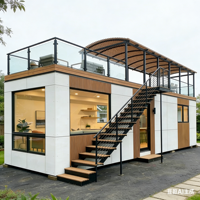 Fabricant de maisons modulaires en conteneurs maritimes de 20 pieds et 40 pieds, maisons préfabriquées personnalisées, bureaux, cafés, boutiques, mini-maisons