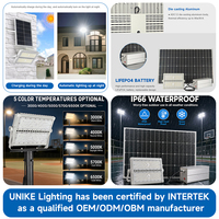 Reflector LED Solar Recargable de 200W, de Aluminio Fundido a Presión, para Estadios Deportivos al Aire Libre, Precio de Fábrica, Venta al Por Mayor
