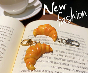 <b>Custom</b> New Simulation Food PVC <b>Keychain</b> UV Printed Promotional Hamburger and Hot Dog <b>Keychain</b> with Carabiners - Product Image 5