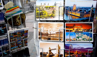 Kit de collage de cartes postales personnalisées 4x6 5x7, décoration murale, autocollants muraux, affiche photo, kit de collage de cartes postales brillantes