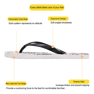 Vente en gros de tongs personnalisées avec logo en PVC, tongs écologiques respirantes pour hommes et femmes, tongs décontractées pour l'été et la plage - Product Image 5