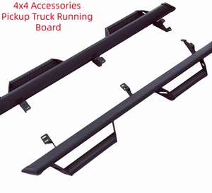 Barres de protection robustes pour pick-up, marchepieds latéraux pour Tacoma F150 GMC Double Cab <span class=keywords><strong>4</strong></span> portes, marchepieds rabattables - Product Image 3