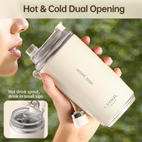Draagbare elektrische mini fruitpers blender van roestvrij staal, oplaadbaar via USB, sinaasappelpers, smoothie maker, oplaadbare sapcentrifuge