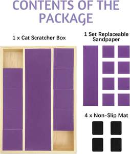 Wholesale Customizable Sustainable Wood Collapsible Simple Dog Claw Care Scratching Board and Nails <b>Pad</b> - Product Image 5