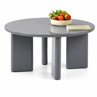 Table basse de salon moderne de luxe en marbre avec plateau en roche et structure métallique – Vente en gros