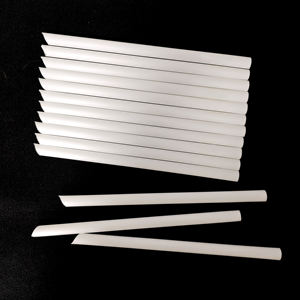 High Quality 230mm <b>Disposable</b> PLA <b>Straws</b> White Logo for Bubble Tea Paper Drink <b>Straw</b> Free Available for Home Use - Product Image 1