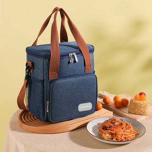 Insulated <b>Lunch</b> <b>Bag</b> Large Capacity With Shoulder Strap For Picnic And Outdoor Use - Product Image 2