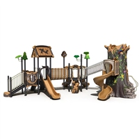 Structures de jeux pour tout-petits en plastique pour parcs extérieurs scolaires, équipement de terrain de jeux commercial, fabricant chinois
