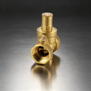 Vanne de réduction de pression en laiton pour route nationale 1, DN25, réglable, manuelle, pour alimentation en eau et drainage, joint élastique - Product Image 3