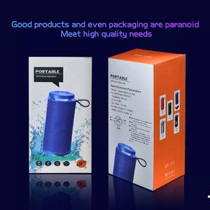 Haut-parleur sans fil Bluetooth 10W en tissu, gadget professionnel créatif S112, haut-parleur portable pour bureau - Product Image 6